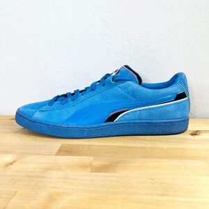 Puma Suede Classic Displaced Vallarta Blue Low Top Sneakers Men's 13 385504-01